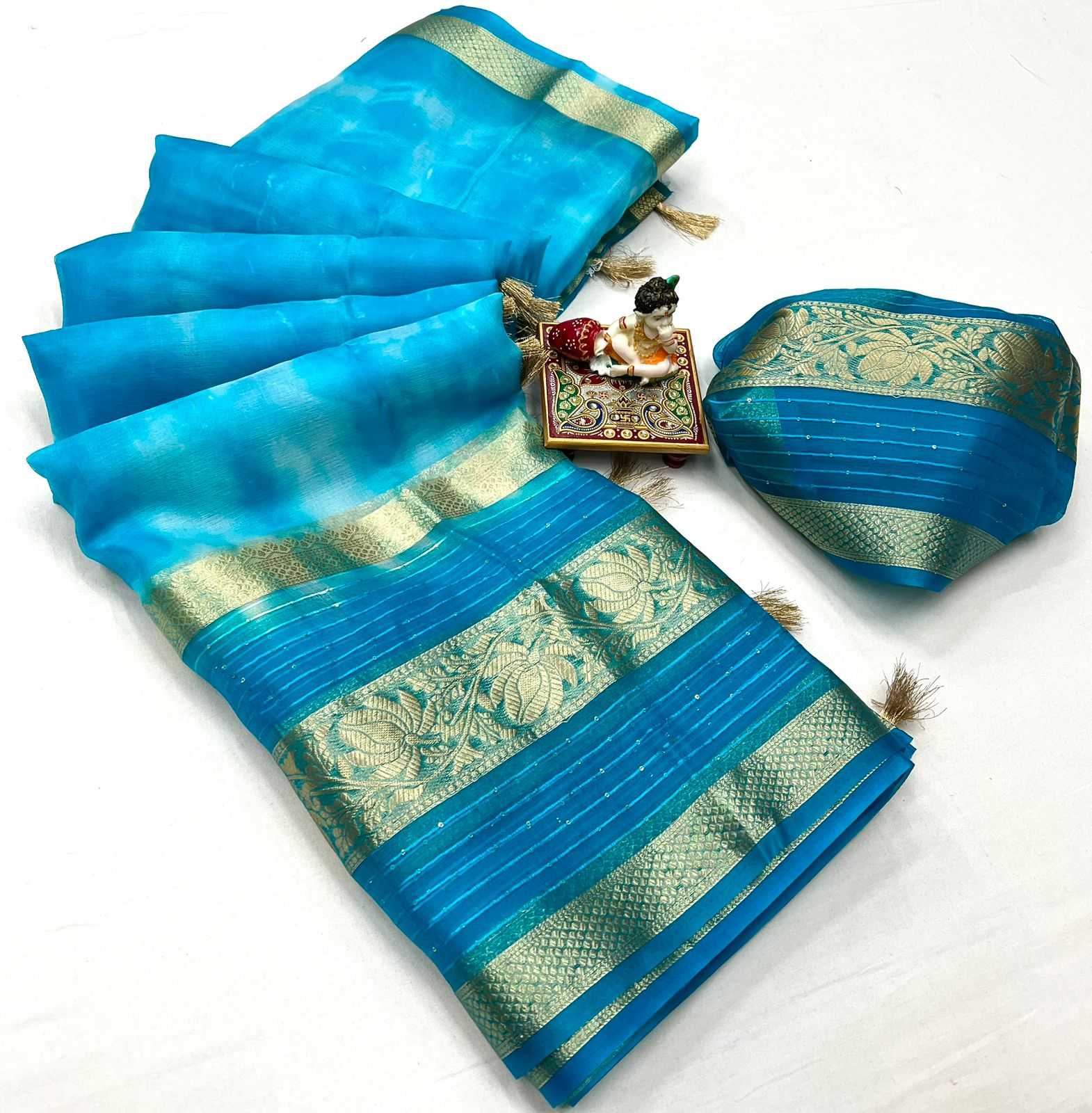 YNF ORGANZA RAR RICH WHOLESALE SAREES MANUFACTURER